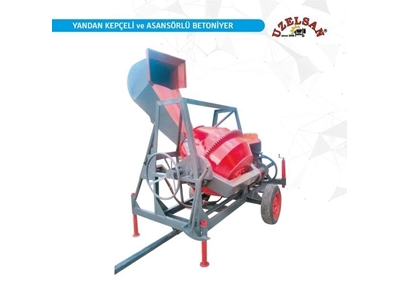 Yandan Kepçeli Ve Asansörlü Betoniyer 300 Litre