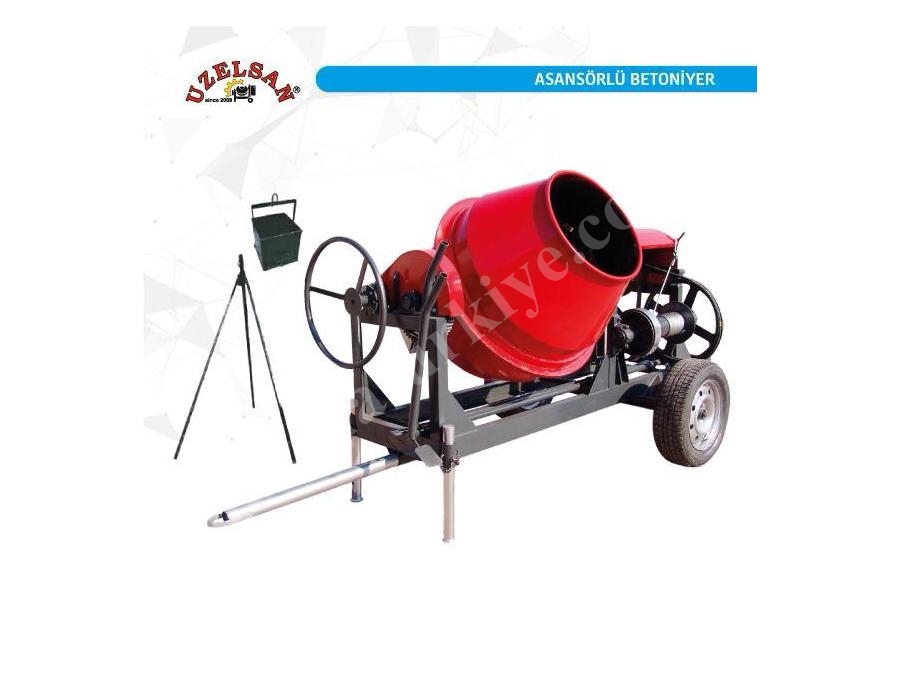 Asansörlü Betoniyer 280 Litre 