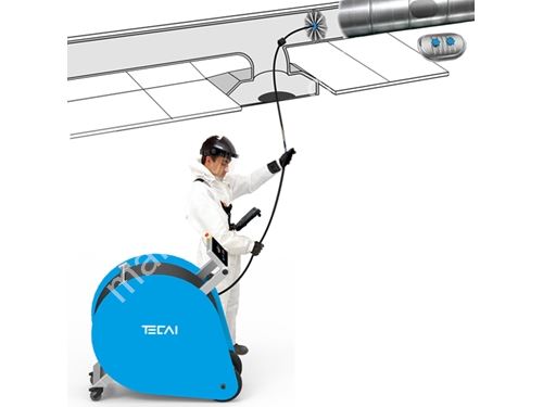 Équipement de nettoyage de conduits de ventilation électrique de 600 mm