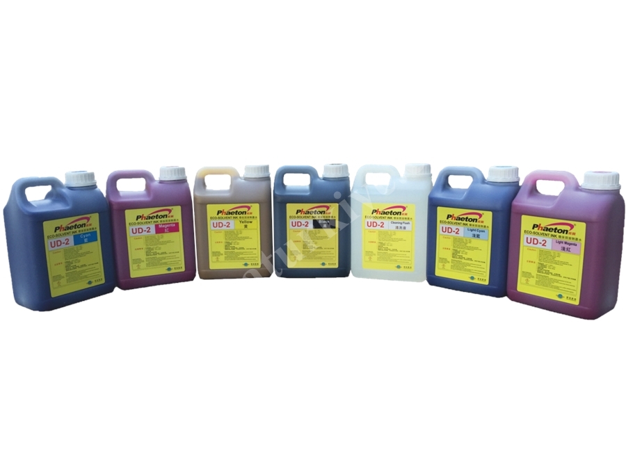 Eco Solvent Baskı Mürekkebi 7 Renk - Phaeton Ud-2