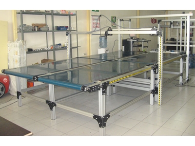 Double Conveyor Hot Wire Sponge Filter Cutting Machine - 1