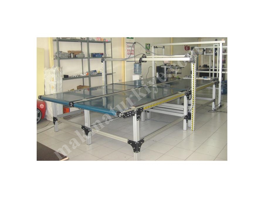 Double Conveyor Hot Wire Sponge Filter Cutting Machine