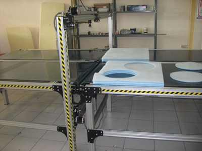Double Conveyor Hot Wire Sponge Filter Cutting Machine - 4