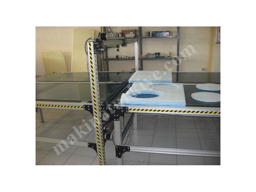 Double Conveyor Hot Wire Sponge Filter Cutting Machine