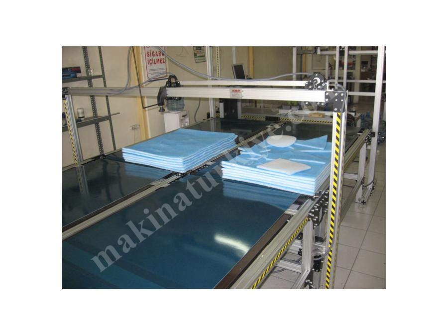 Double Conveyor Hot Wire Sponge Filter Cutting Machine