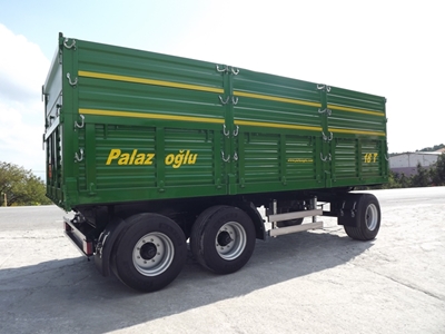 Üç Dingil Damperli Römork 18 Ton - Palazoğlu - 0