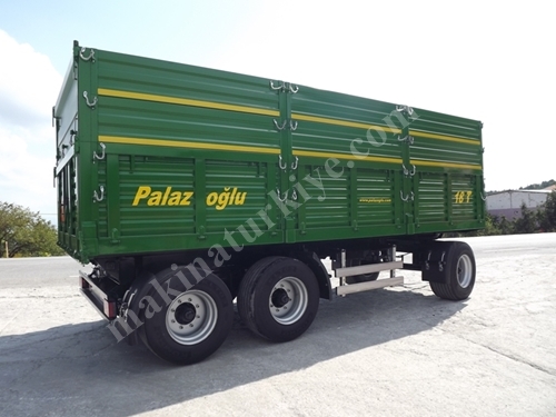 Üç Dingil Damperli Römork 18 Ton - Palazoğlu