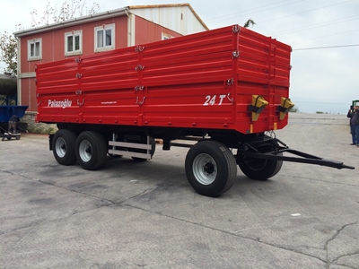 Üç Dingil Damperli Römork 24 Ton - Palazoğlu - 4