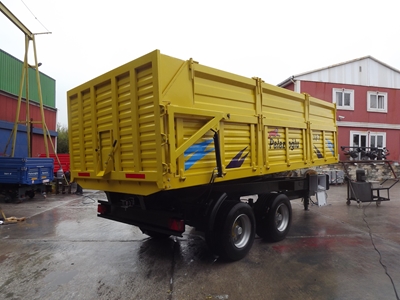 2 Dingil Tır Tipi Damperli Römork 18 Ton - Palazoğlu - 4