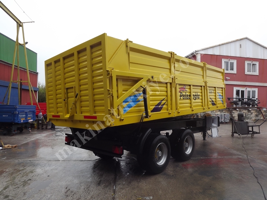 2 Dingil Tır Tipi Damperli Römork 18 Ton - Palazoğlu