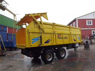 2 Dingil Tır Tipi Damperli Römork 18 Ton - Palazoğlu - 1