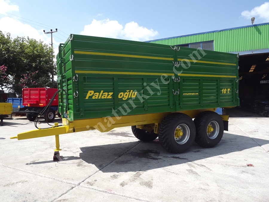 2 Dingil Tır Tipi Damperli Römork 20 Ton - Palazoğlu