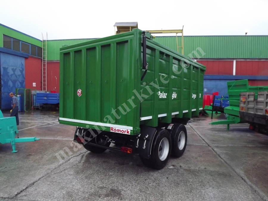 Tır Tipi Düz Kasa Römork 10 Ton - Cargo-10