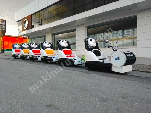 Gezi Treni 10 Çocuk/5 Yetişkin - Panda / Sightseeing Train Panda 