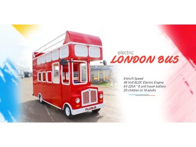 Çift Katlı Gezi Treni 20 Çocuk - London Bus  - 0