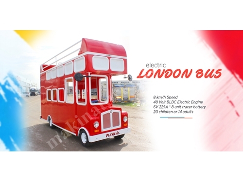 Çift Katlı Gezi Treni 20 Çocuk - London Bus 