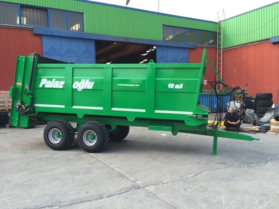Katı Gübre Römorku 12 Ton 10 M³ - Palazoğlu - 4