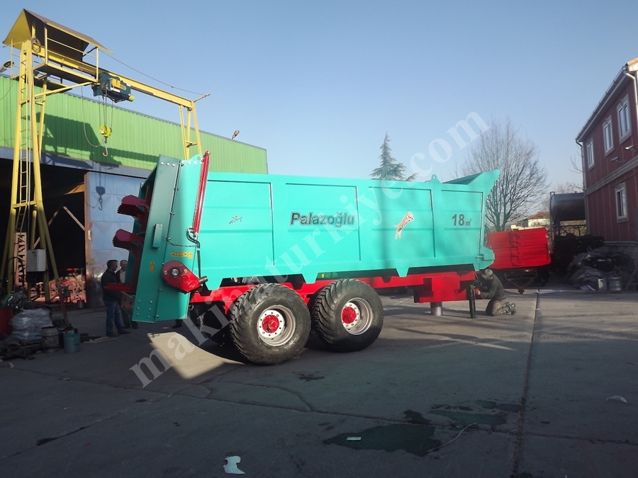 Katı Gübre Römorku 22 Ton 18 M³ - Palazoğlu