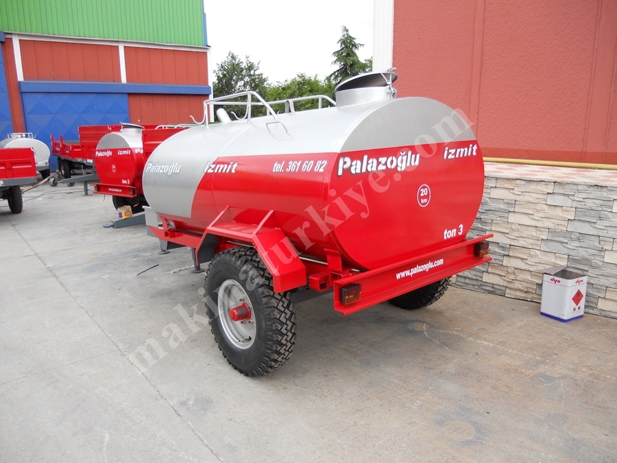 Tek Dingil Su Tankeri 3 Ton - Palazoğlu