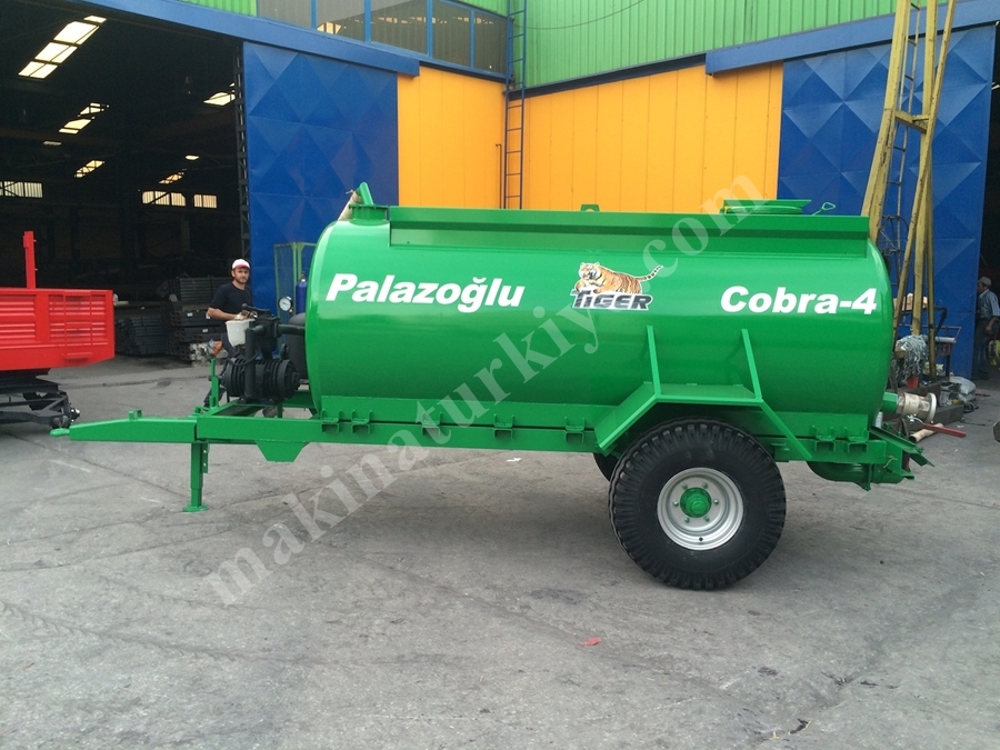 Tek Dingil Sıvı Gübre Tankeri 4 Ton - Palazoğlu