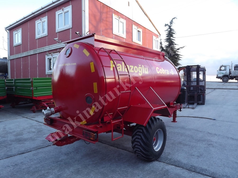 Tek Dingil Sıvı Gübre Tankeri 6 Ton - Palazoğlu
