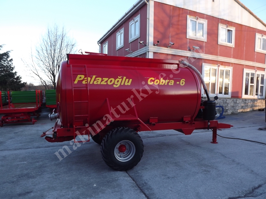 Tek Dingil Sıvı Gübre Tankeri 6 Ton - Palazoğlu