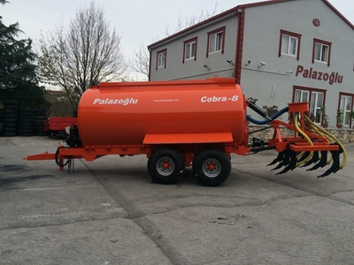 Tandem Dingil Sıvı Gübre Tankeri 8 Ton - Palazoğlu - 4