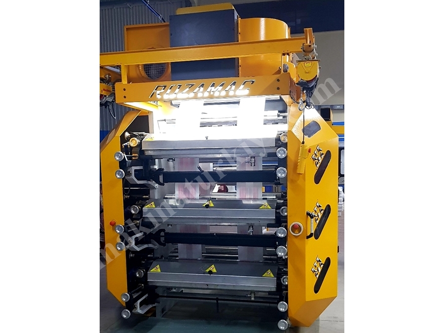 3 Renk Stack Tip Flexo Baskı Makinası