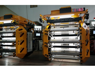 3 Renk Stack Tip Flexo Baskı Makinası - 4