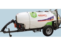 2000 Litre Polyester Tank Pull-Behind Turbo Atomizer Sprayer - 0