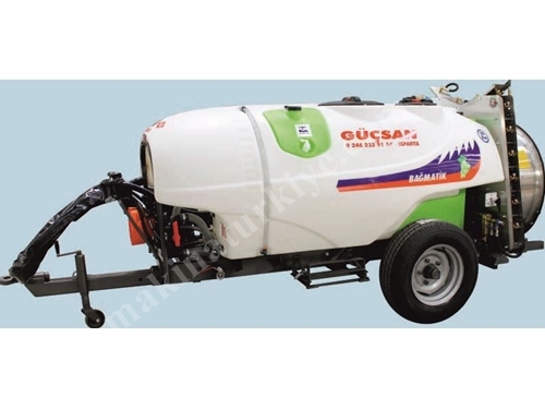 2000 Litre Polyester Tank Pull-Behind Turbo Atomizer Sprayer