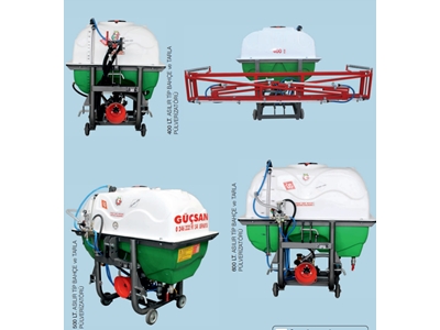 800 Litre Asılır Tip Bahçe Ve Tarla Pülverizatörü  - 1