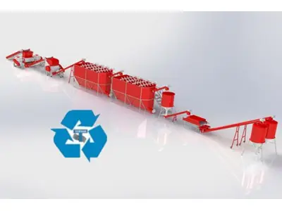 1500 Kg/Hour Plastic Waste Recycling Plant
