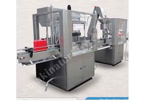 4 Kafalı Tam Otomatik Lineer Dolum Makinası