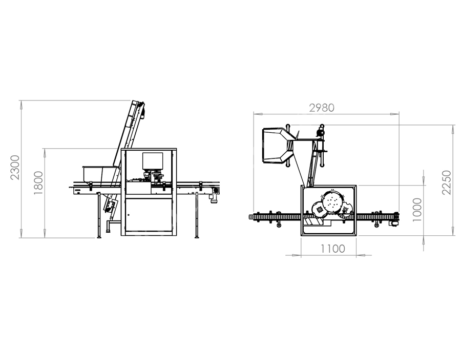 Rotatif Kapak Kapama Makinası Ş-KK004