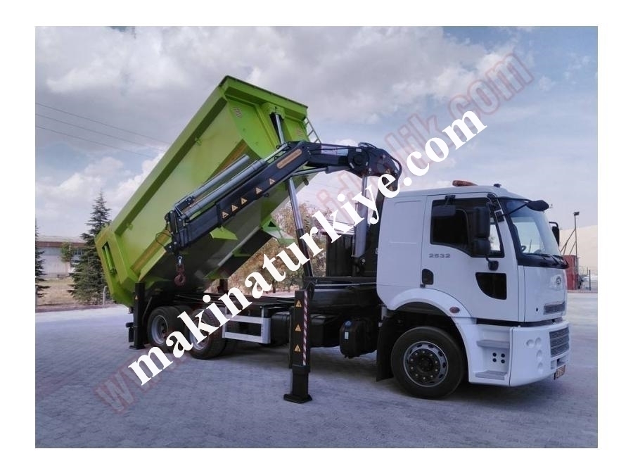 Araç Üstü Katlanır Mobil Vinç 8 Ton - Mikron Hidrolik