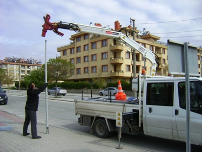 Levha Direği Çakma Vinci 1 Ton - 3