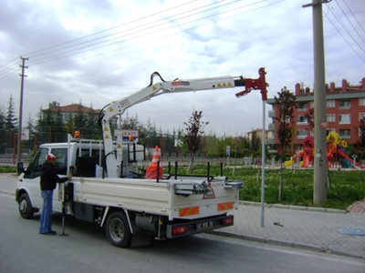 Levha Direği Çakma Vinci 1 Ton - 4