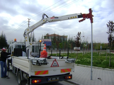 Levha Direği Çakma Vinci 1 Ton - 5