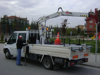 Levha Direği Çakma Vinci 1 Ton - 6