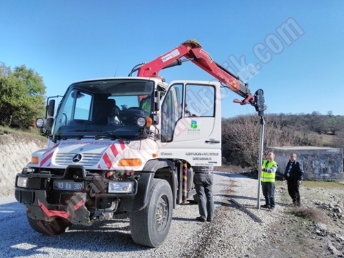 Levha Direği Çakma Vinci 3 Ton