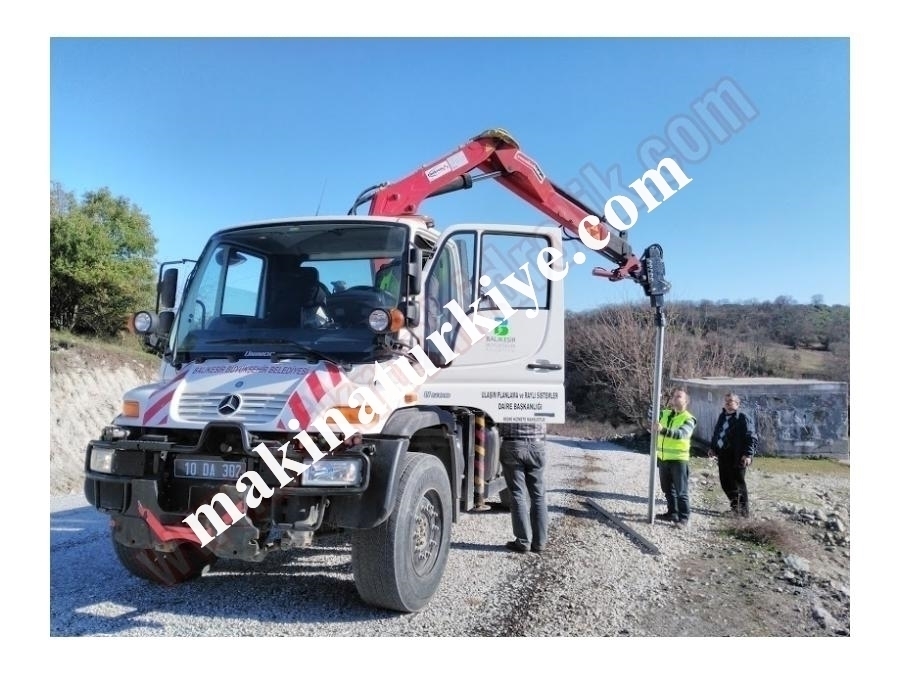 Levha Direği Çakma Vinci 3 Ton