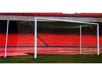 7.32x2.44 Meter White Color Square Pattern Goal Net - 1