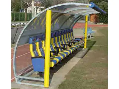 2 Meter 4 Person Technical Team and Substitute Player Bench