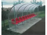 2 Meter 4 Person Aluminum Substitute Player Cabin