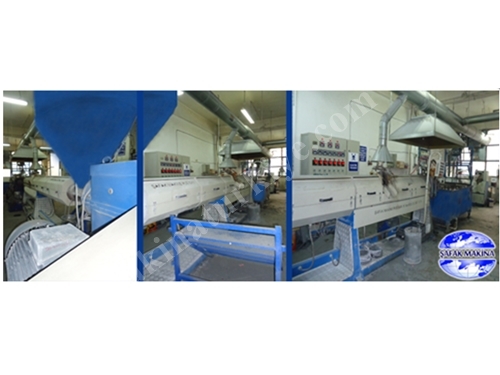 Plastik Granül Extruder Makinası