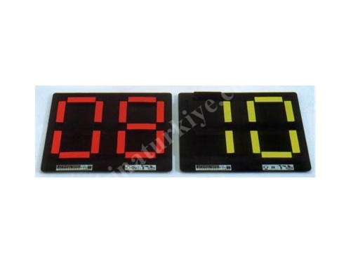 Art C00937 Double-Sided Player Substitution Board