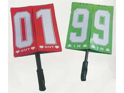 1-99 Player Substitution Number Board