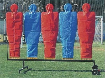Housse de mannequin d'entraînement de football zippée de 1,80 cm - 2