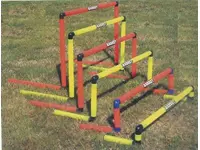 Barrière d'entraînement fluorescente colorée de 12-60 cm de hauteur